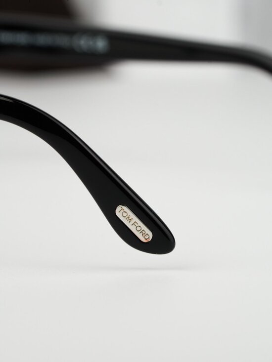 Tom Ford Women Eyeglasses Black Blue Block Square FT5898-B 001 NEW AUTHENTIC main image 7